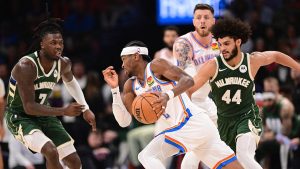 NBA: Bucks Kalah Telak dari Thunder, Tanpa Giannis & Lillard