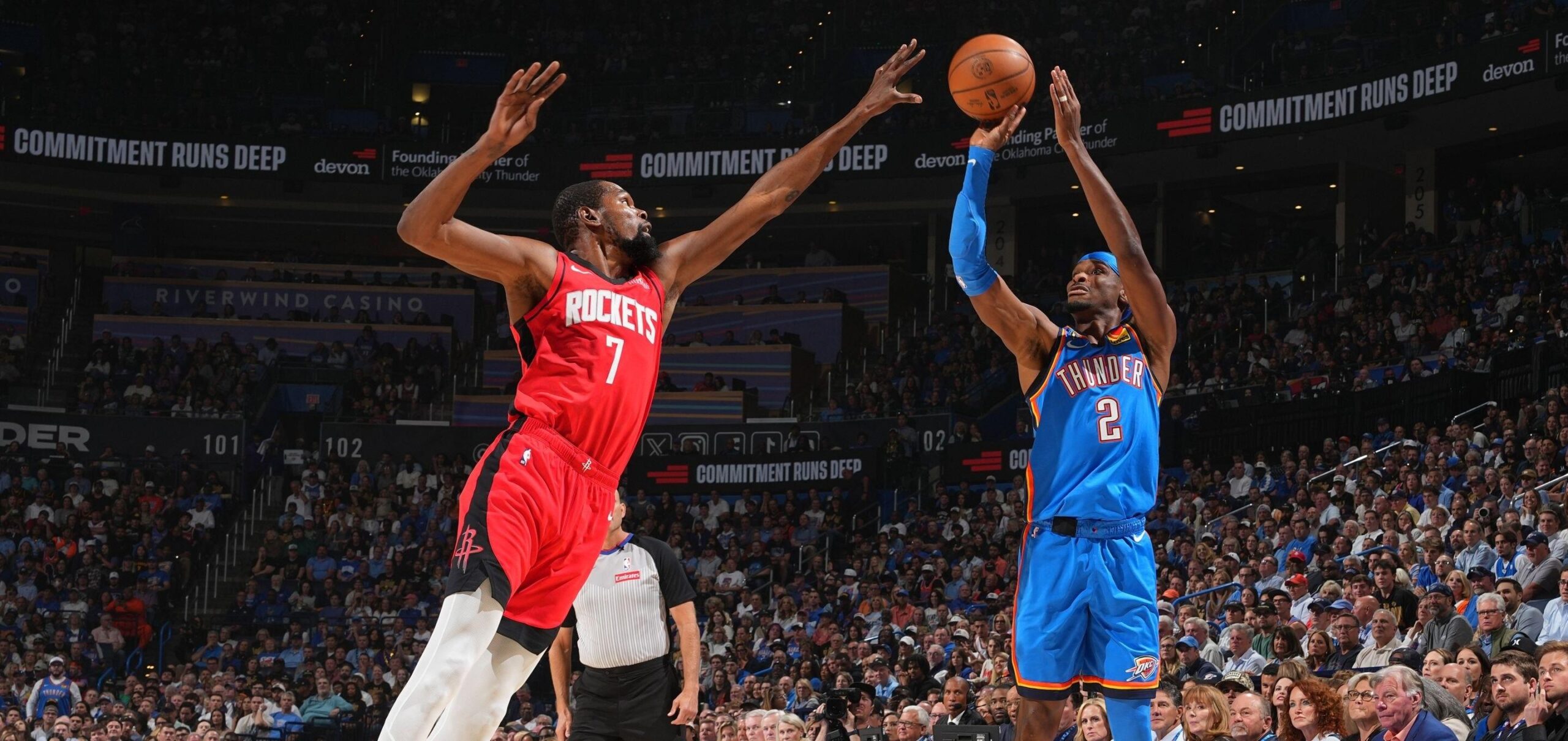 Thunder Menang 2OT Atas Rockets di Malam Perayaan Juara