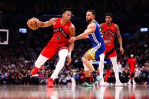 Scottie Barnes’ Triple-Double Bawa Raptors Tumbangkan Warriors